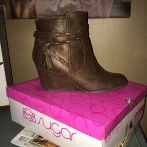 Sugar Wedge Booties.